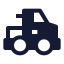 Truckmonster icon with solid sharp style