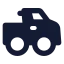 Truckmonster icon with solid standard style