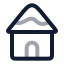 Trulli icon with twotone rounded style