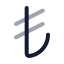 Turkishlira icon with twotone rounded style