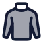 Turtleneck icon with duotone rounded style