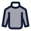 Turtleneck icon with duotone standard style