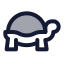 Turtle icon with solid standard style