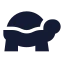 Turtle icon with stroke standard style