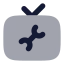 Tvfix icon with bulk rounded style