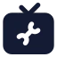 Tvfix icon with solid standard style
