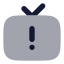 Tvissue icon with bulk rounded style