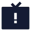 Tvissue icon with solid sharp style