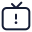 Tvissue icon with stroke standard style
