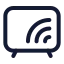 Tvsmart icon with stroke standard style