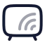 Tvsmart icon with twotone rounded style