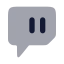 Twitch icon with bulk rounded style