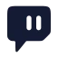 Twitch icon with solid rounded style