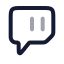 Twitch icon with twotone rounded style