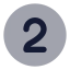 Twocircle icon with bulk rounded style