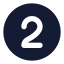 Twocircle icon with solid rounded style