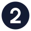 Twocircle icon with solid sharp style
