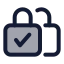 Twofactoraccess icon with duotone standard style