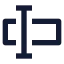 Typecursor icon with solid sharp style