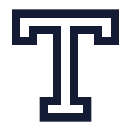 Type Outline Icon in Stroke Sharp style