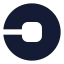 Uber icon with solid rounded style