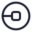 Uber icon with stroke standard style