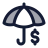 Umbrella Dollar icon preview