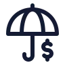 Umbrella Dollar icon preview