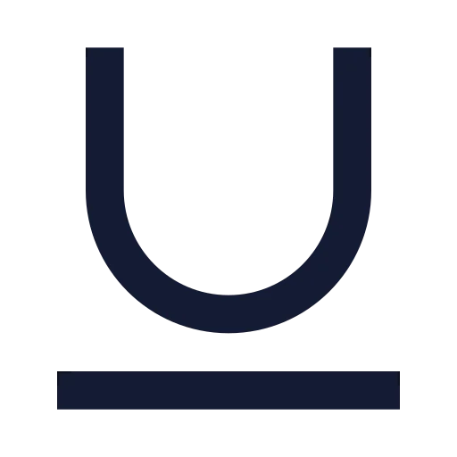 Underline Icon in Solid Sharp style
