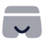 Underpants icon with bulk rounded style