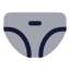 Underpants icon with bulk rounded style