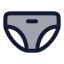 Underpants icon with duotone rounded style
