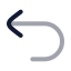 Undo icon with twotone rounded style
