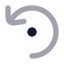 Undodot icon with bulk rounded style