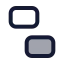 Ungroup icon with duotone standard style