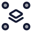 Ungrouplayers icon with duotone standard style