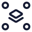Ungrouplayers icon with stroke standard style