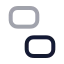 Ungroup icon with twotone rounded style