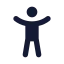 Universalaccess icon with solid standard style