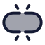 Unlink icon with duotone standard style