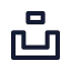 Unsplash icon with stroke standard style