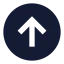 Uploadcircle icon with solid sharp style