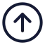 Uploadcircle icon with stroke standard style