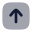 Uploadsquare icon with bulk rounded style