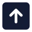 Uploadsquare icon with solid standard style