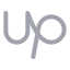 Upwork icon with duotone rounded style