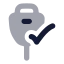 Usbconnected icon with bulk rounded style