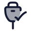 Usbconnected icon with duotone rounded style