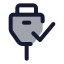 Usbconnected icon with duotone standard style