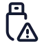 Usberror icon with stroke standard style